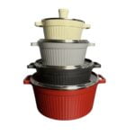 ქვაბების ნაკრები Hauzer Bio Granit 18/10