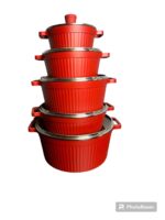 ქვაბების ნაკრები Hauzer Bio Granit 18/10 - Image 2